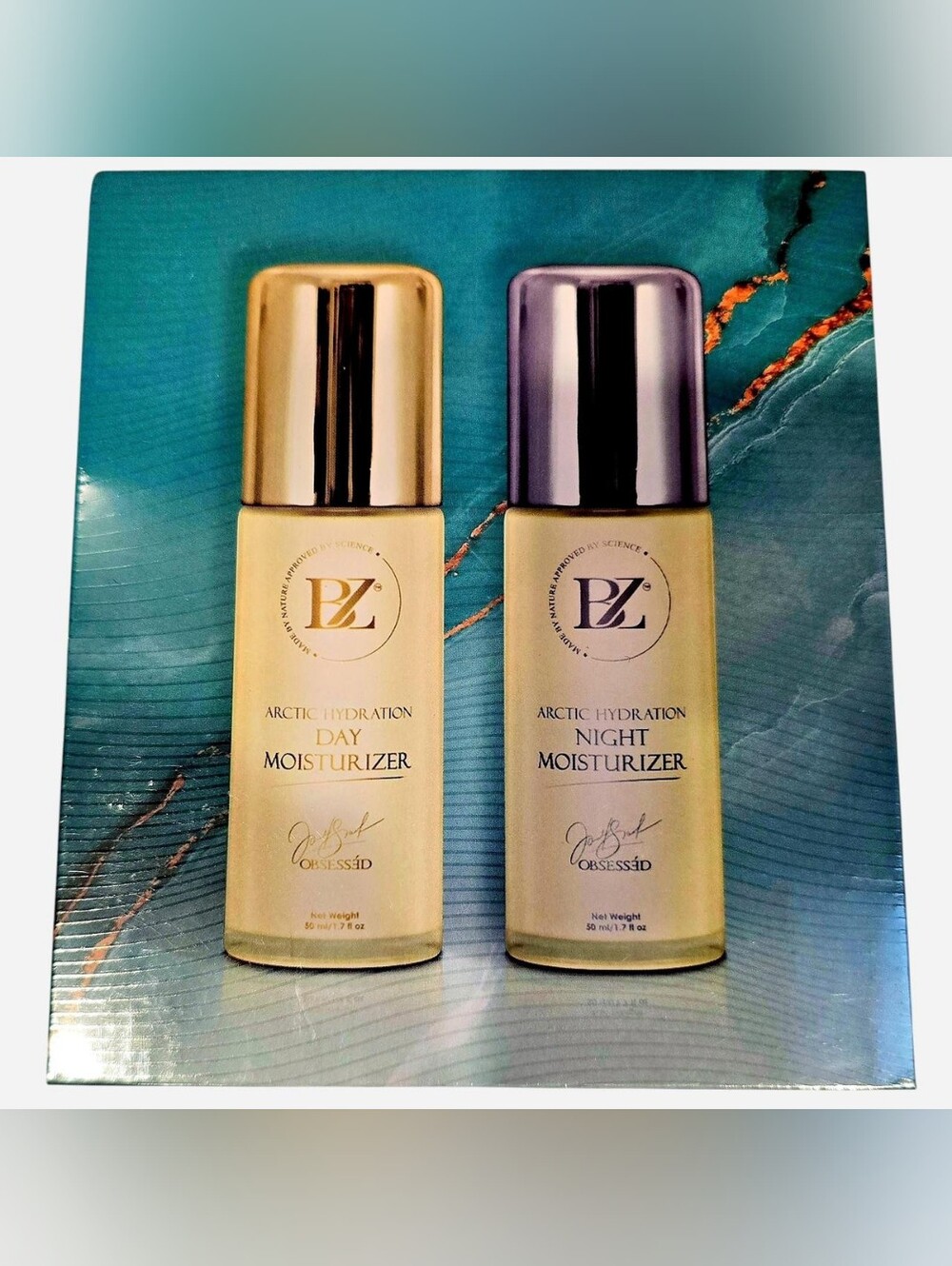 BELOW ZERO Arctic Hydration Day & Night Moisturizing Set DUO in Teal Packaging